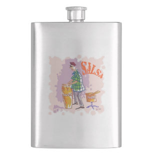 Flasche aus rostfreiem Stahl Flachmann