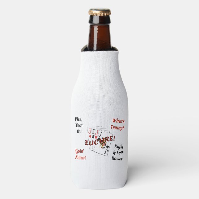 Flasche Cooler - Euchre! Flaschenkühler (Flaschenvorderseite)