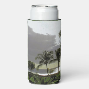 FLASCHE COOLER/PALMBÄUME UND SCHLECHTER OZEAN IN D SELTERS DOSENKÜHLER