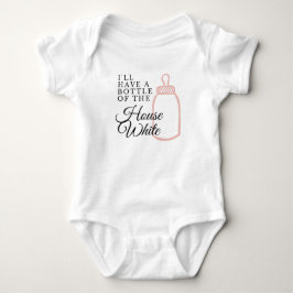 Flasche des Hauses Weiße Funny Funny Boy Girl Baby Strampler