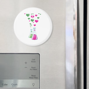 Flasche, Erlenmeyer, Beaker, Chemie, Labor Magnet