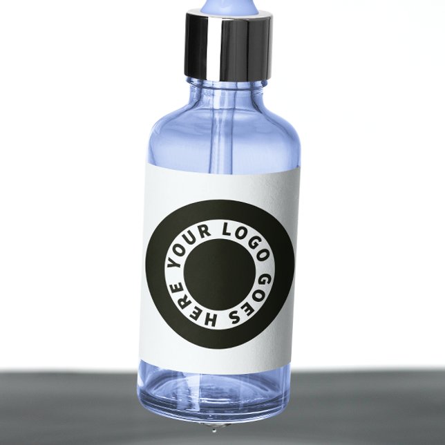 Flasche-Etikett mit weißem, wasserdichtem Tropfen  Etiketten (Von Creator hochgeladen)
