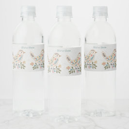 Flasche für kleine Vögel - farbenfrohe Flasche