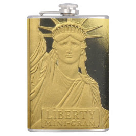 Flasche - Gold Bar Liberty Flachmann