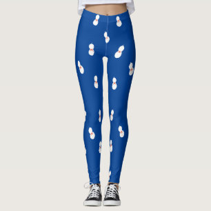 Flasche Gourmet mit Flachbandmuster Leggings
