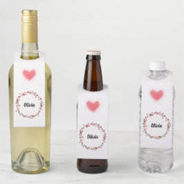 Flasche-Hanger-Tags - Olivia Flaschenanhänger