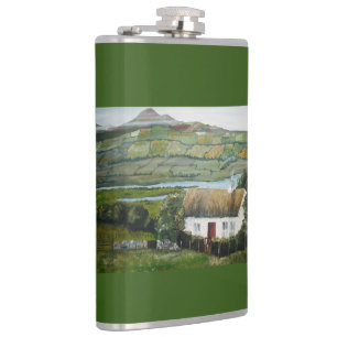 Flasche Irisch  Irland keltische Flasche Flachmann