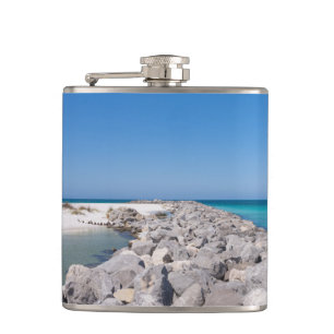 Flasche Middle Of Shell Island Jetty Flachmann