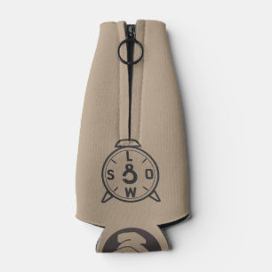 Flasche mit CorleyQ Logos im Schwarzen Flaschenkühler