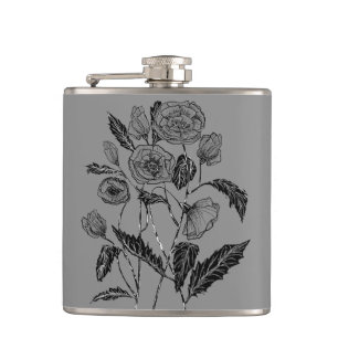 Flasche mit den Flecken "Pflücken" - Farbe auswähl Flachmann