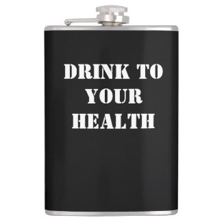 Flasche mit dunklem Humor von Skullnskin / J. H. T Flachmann
