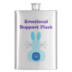 Flasche mit emotionaler Unterstützung Flachmann
