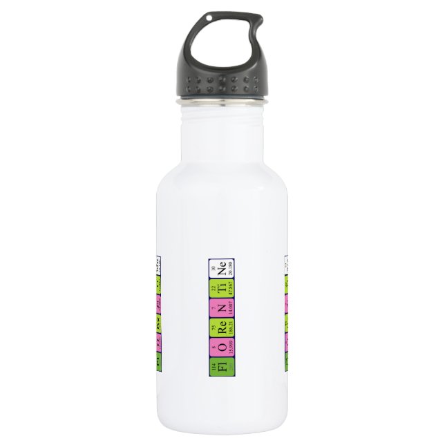 Flasche mit florentinischem Flaschenspiegel Trinkflasche (Vorderseite)