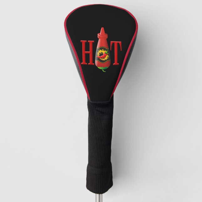 Flasche mit heißer Soße Golf Headcover (Vorderseite)