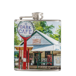 Flasche mit historischem Oark Flachmann