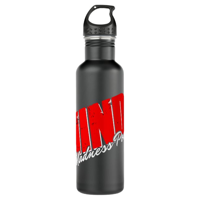 Flasche mit Madenwasser Edelstahlflasche (Vorderseite)