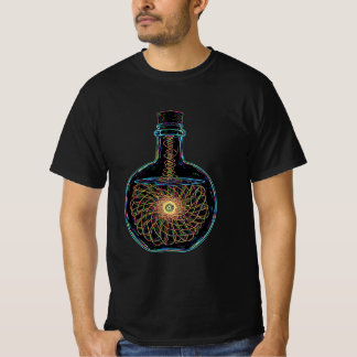 Flasche mit schwingender Flüssigkeit T-Shirt
