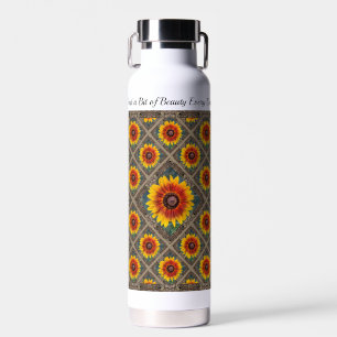 Flasche mit Sonnenblumen5