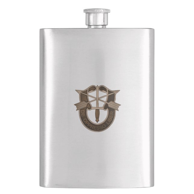 Flasche mit Spezialeinheiten Flachmann (Vorderseite)