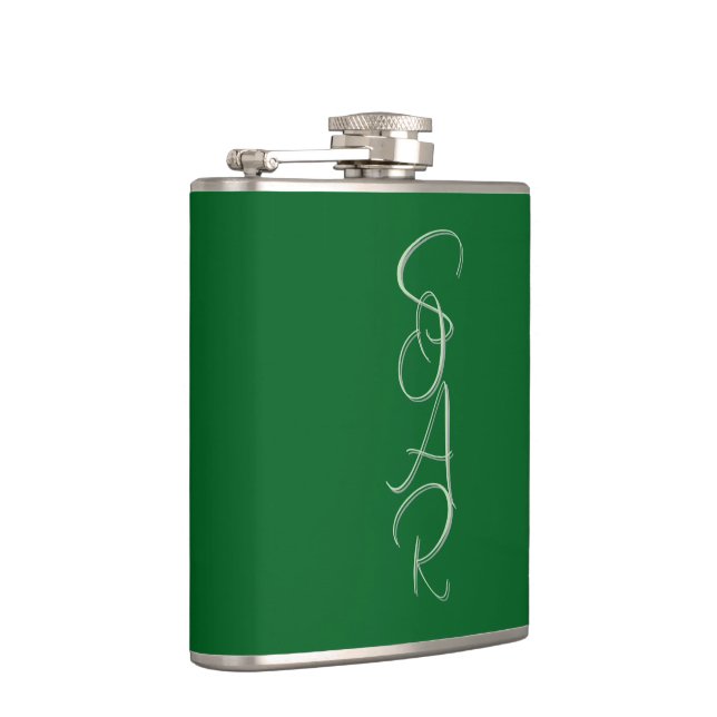 Flasche mit Vinyl umwickelt Flachmann (Rechts)