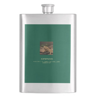 Flasche mit Vinylfolie Flachmann