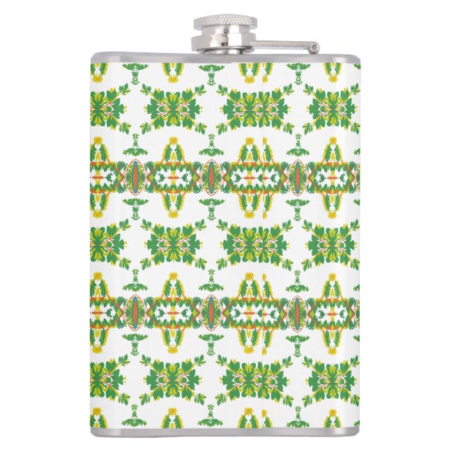 Flasche mit Vinylverkleidung Flachmann (Rückseite)