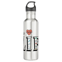 Flasche mit Wasser für Krankenpflege