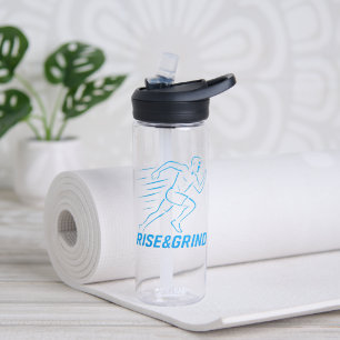 Flasche mit Wasser für Reis und Grind - Bleibe