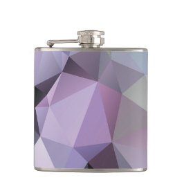 Flasche: Polygon Entwurf-Schatten von Lila u. von Flachmann