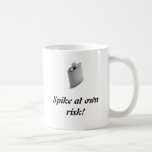 Flasche, Spitze an eigenem Risiko! Kaffeetasse