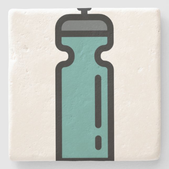Flasche Steinuntersetzer (Vorderseite)