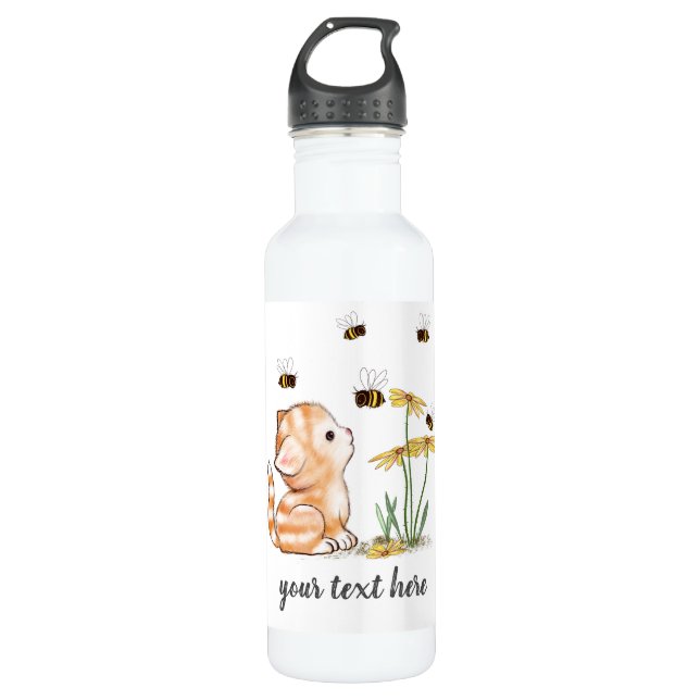 Flasche Wasser Edelstahlflasche (Vorderseite)
