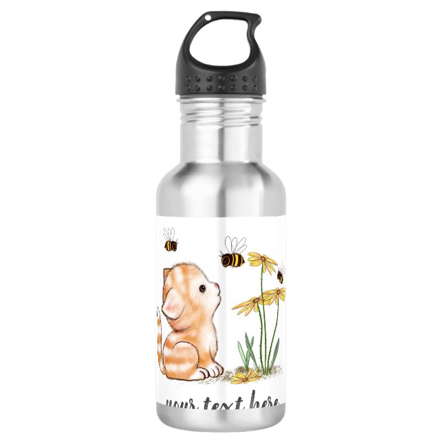 Flasche Wasser Edelstahlflasche (Vorderseite)