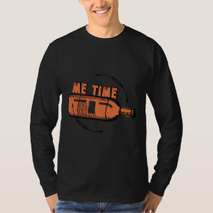 Flasche Wein ich Zeit Halfevilmerch T-Shirt