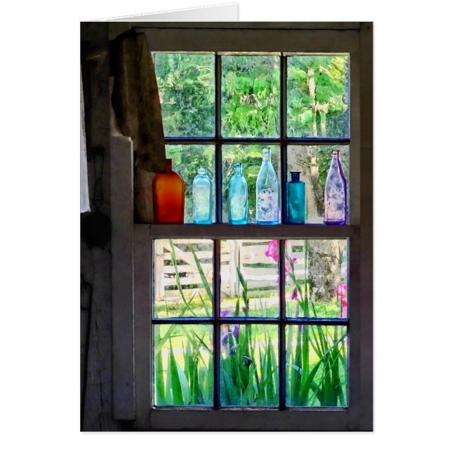 Flaschen auf Küchenfenster (Vorne)