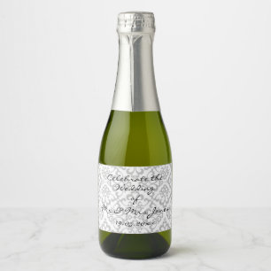 Flaschen-Aufkleber Champagne (oder Weins) - Weiß