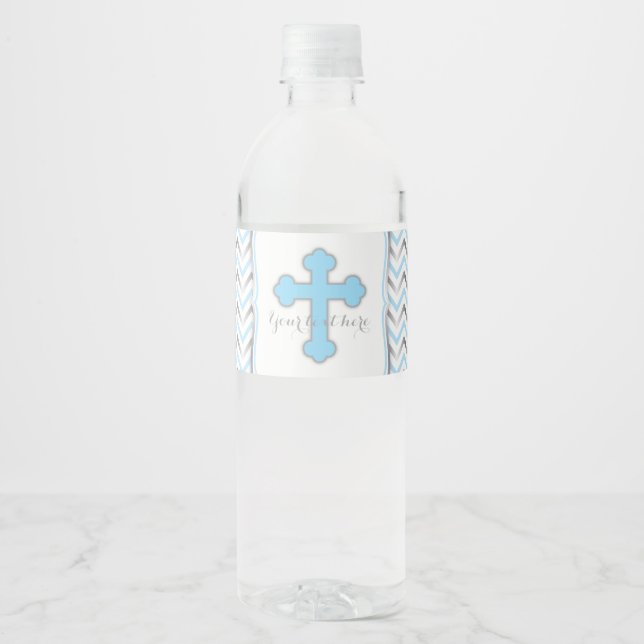 Flaschenetiketten (blau und silber) (Vorderseite)