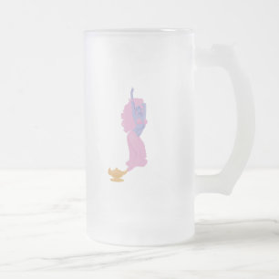 Flaschengenie Mattglas Bierglas