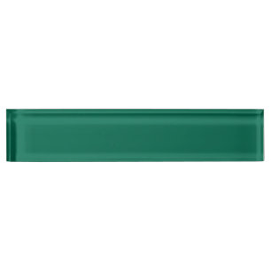 Flaschengrün (Vollfarbe) Namensplakette