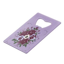 Flaschenöffner aus Stahl Bouquet de Violettes