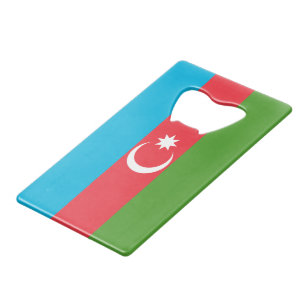 Flaschenöffner-Flagge aus Edelstahl, Flagge Aserba Geldbeutel Flaschenöffner