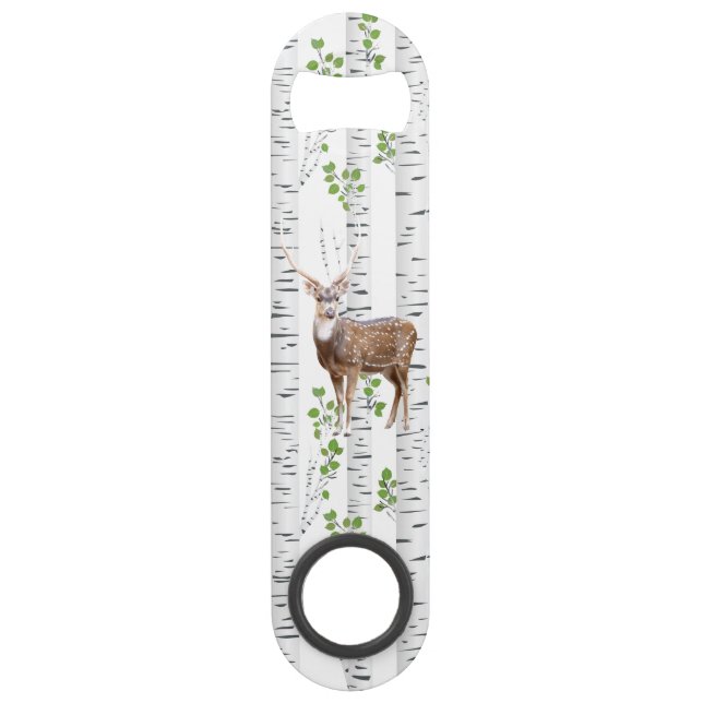 Flaschenöffner Hirsch Doe Buck Wald Woodland Hunti (Vorderseite)