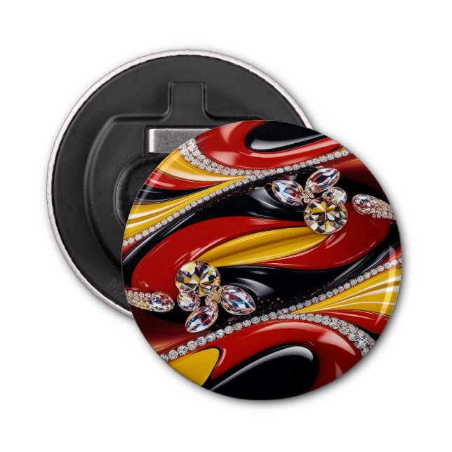 Flaschenöffner mit belgischem Farbdesign (Vorderseite)