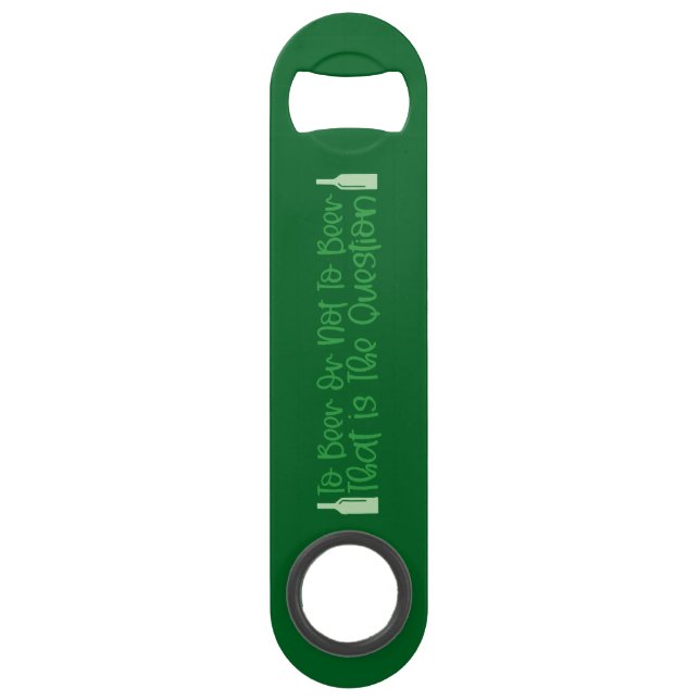 Flaschenöffner mit Zitat (anpassbar) (Vorderseite)