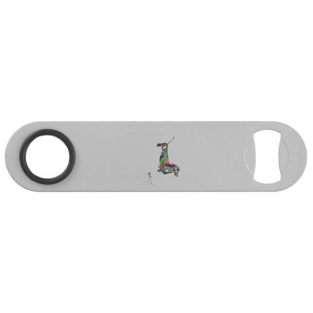 Flaschenöffner Speed mit Dachshund (Vorderseite (Horizontal))