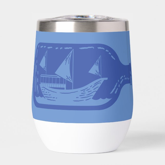 Flaschenschiff (Vorderseite)