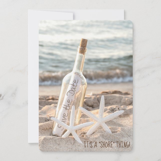 FlaschenStarfish Save the Date (Vorderseite)