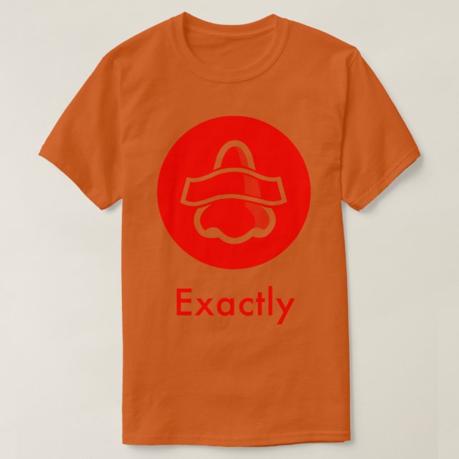 Flaschenstube exakt rot T-Shirt (Design vorne)
