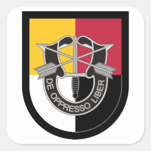 FLASH/DUI 3RD SONDERKRÄFTE GRUPPENSTICKER QUADRATISCHER AUFKLEBER