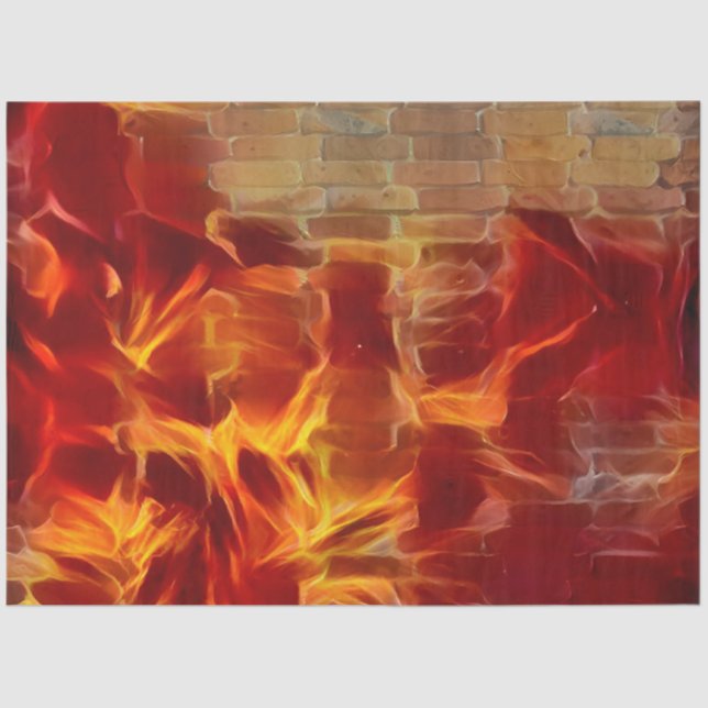 Flash Fire Modern Art Collection Seidenpapier (Vorderseite)